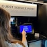Kiosk voor inchecken/uitchecken