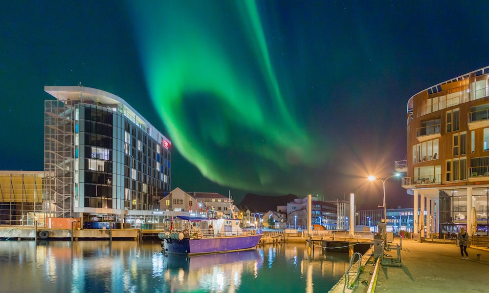 Front of property - evening/night