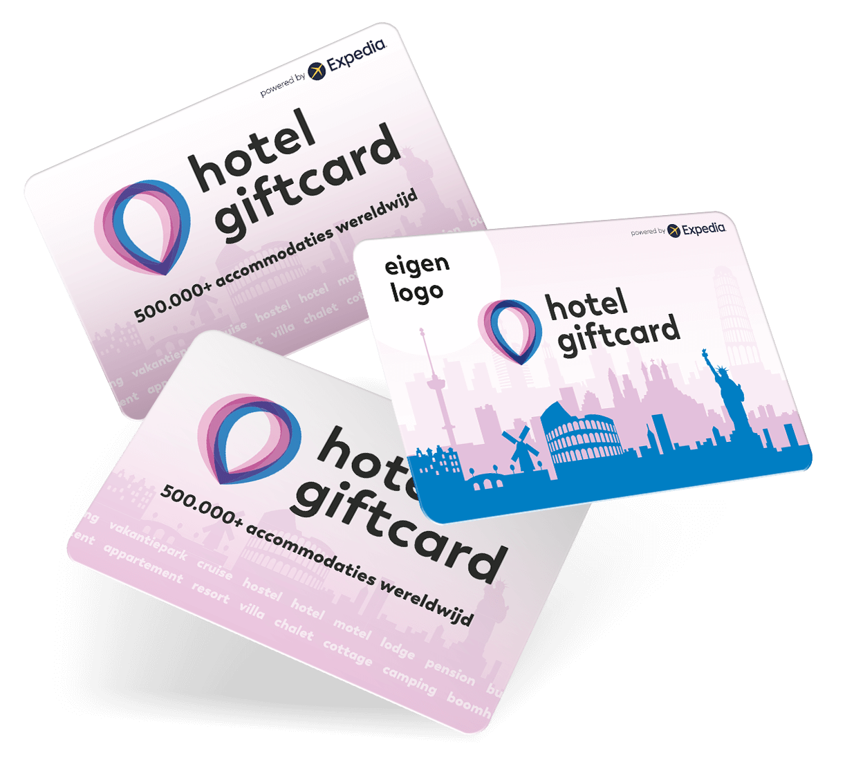 HotelGiftcard mockup cadeaukaarten