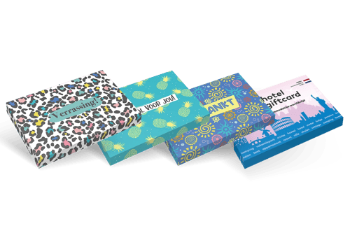 HotelGiftcard verpakkingen